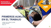 PRIMEROS AUXILIOS EN EL TRABAJO