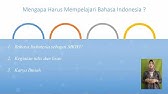 Pengenalan Bahasa Indonesia