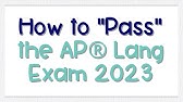 How To Pass the AP Lang Exam in 2023 | Coach Hall Writes