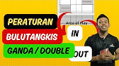 FUNGSI GARIS DAN PERATURAN BULUTANGKIS GANDA