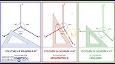 Assonometria isometrica, monometrica e cavaliera: caratteristiche, differenze e uso delle squadre.