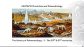 History of Palaeontology, Video 5 - EART22101 - Palaeobiology and Evolution - 2024