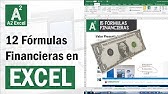 12 Formulas Financieras Esenciales para Excel