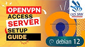 Konfigurasi LENGKAP OpenVPN Server & Client di Debian 12.5 Server + SIMULASI & UJICOBA