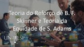 Estudos Organizacionais - Teoria do Reforço de B. F. Skinner e Teoria da Equidade de S. Adams